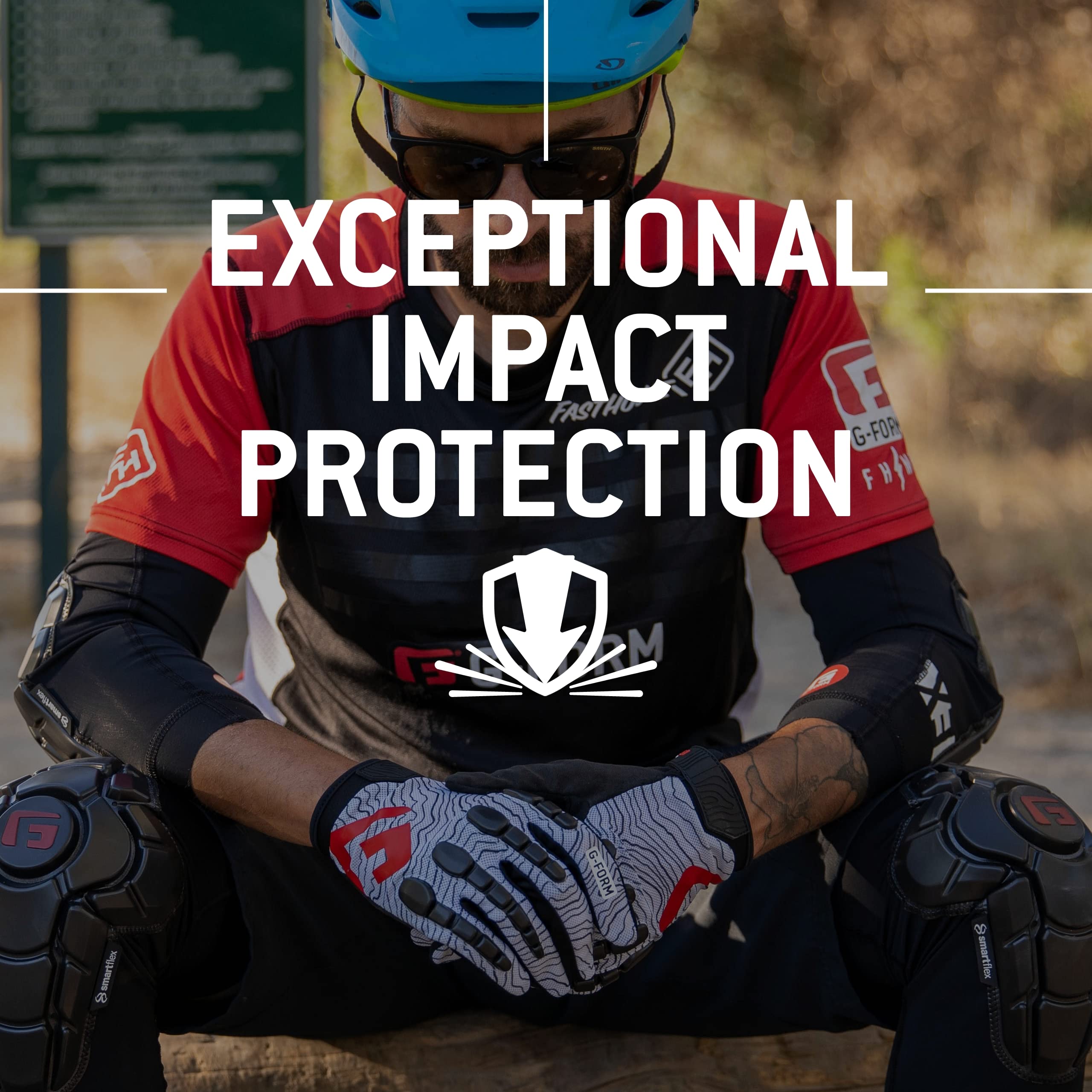 G-Form Pro Trail Mountain Bike Gloves - Mountain Biking