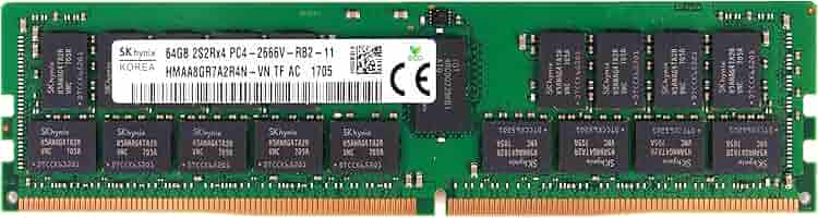 【64GB×2】SK hynix 64GB×2 ECC 動作品 Amazon.co.jp: SK HYNIX 64GB PC4-2666V-R 登録ECC 2S2RX4