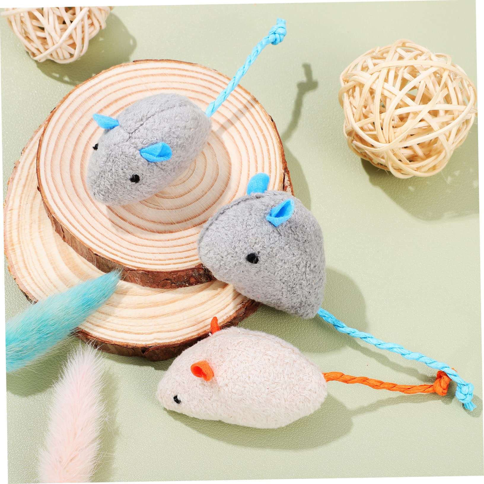 Happyyami 65stücke Teiliges Katzenspielzeug Plüschmäusen Und Knisterbällen Für Interaktive Beschäftigung Für Kätzchen Und Katzen Jeden Alters Fördert Spiel Und Freude Im