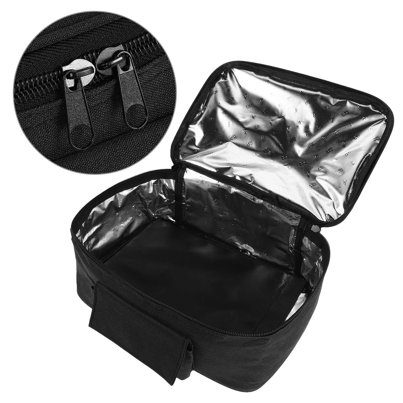 Angoily Bolsa Térmica para Comida de Trabajo con Gran Capacidad, Forro de Aluminio y Tela, Portátil y Mantiene el Calor Adecuado para Viajes y Desplazamientos