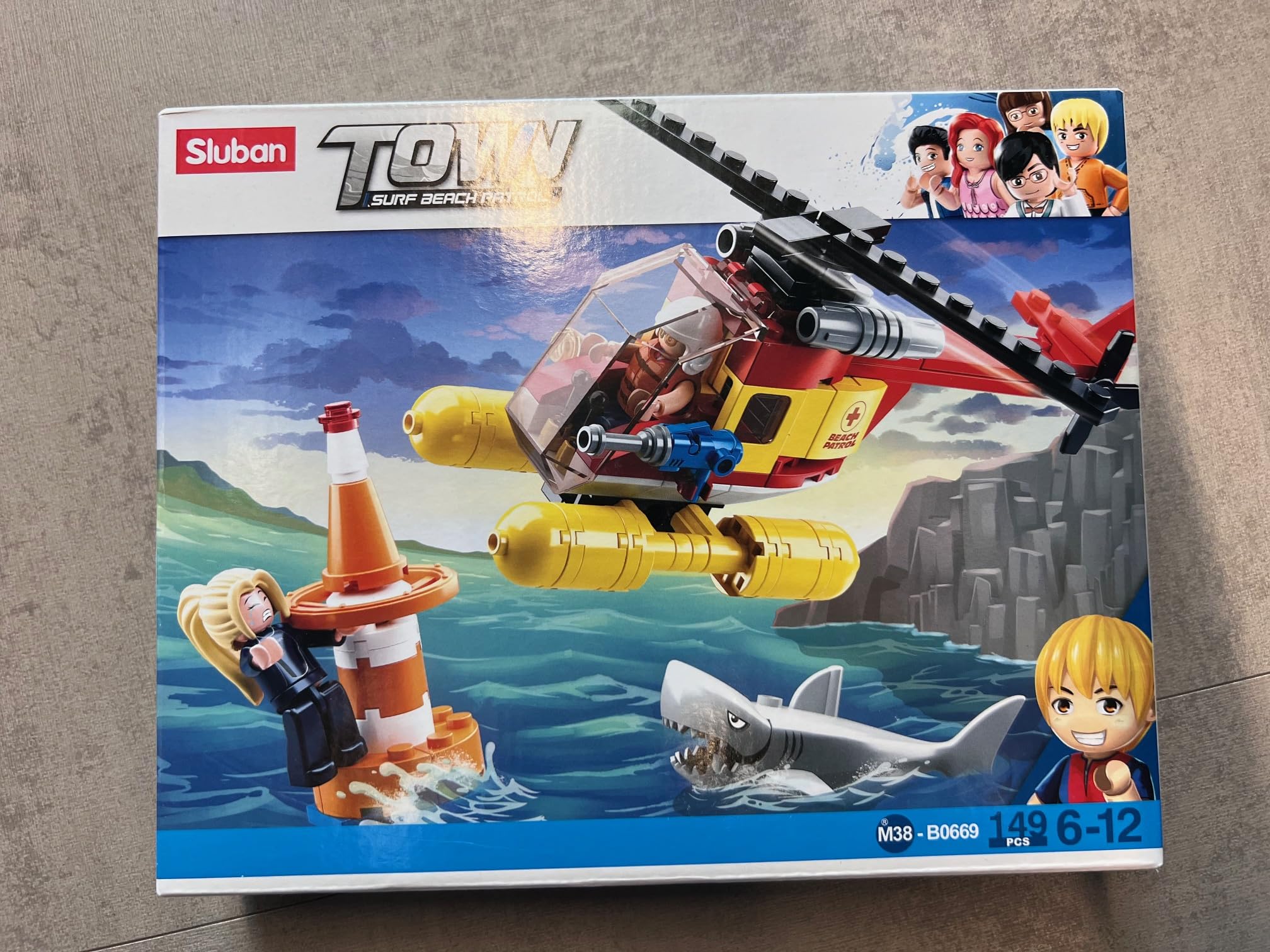 Sluban BEACH RESCUE - Helicopter to the rescue, Multicolor, Medium - Image 2