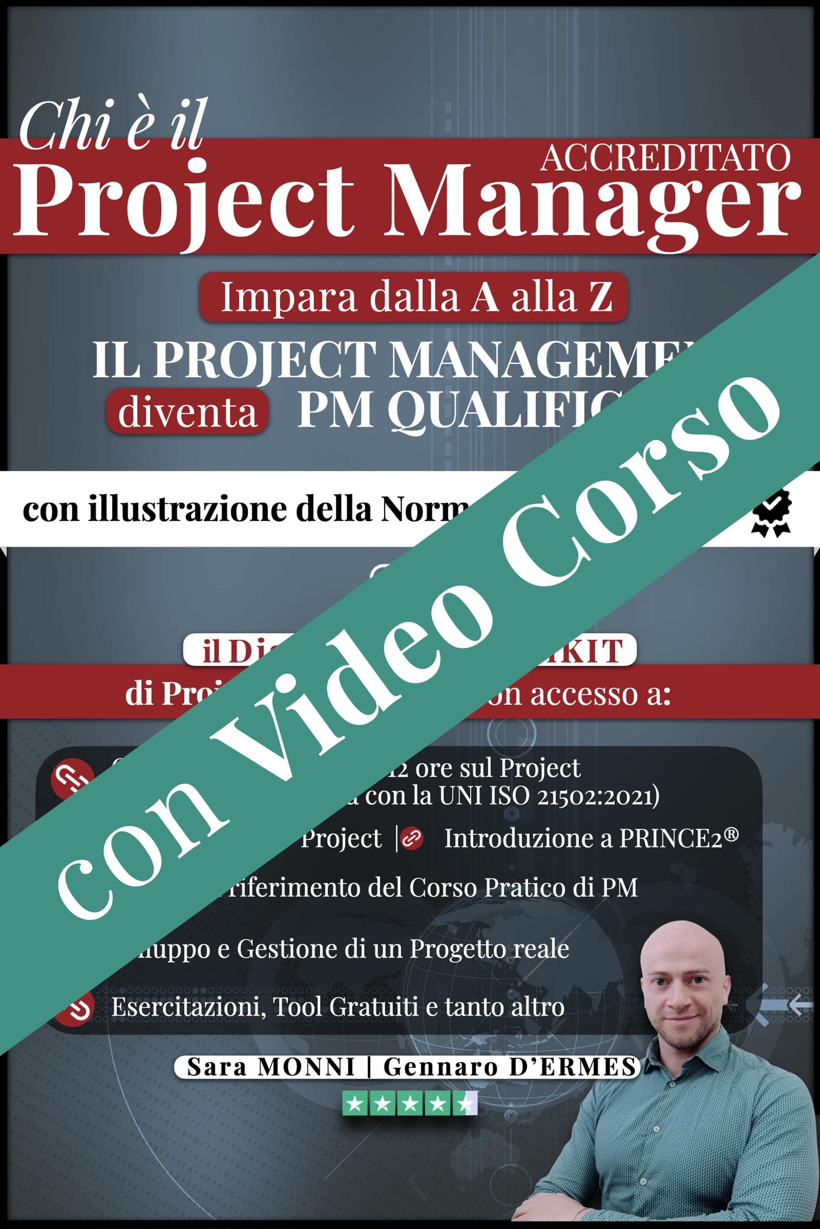 Livre Project Manager UNI 11648 avec boîte à outils médias numériques et e-learning