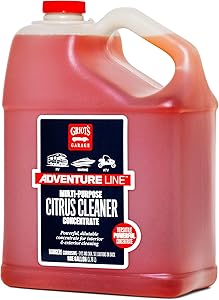 Griot's Garage Multi-Purpose Citrus Cleaner for RVs, Campers, Trailers, Boats, ATVs, UTVs, Motorcycles, Works on Paint, Glass, Chrome, Vinyl, Plastic, and More, 10841, One Gallon