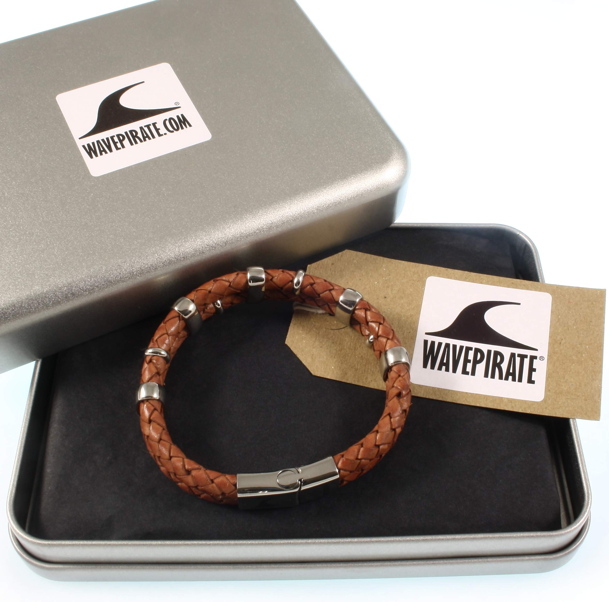 Echt Leder-Armband AFRICA F Cognac Männer Herren
