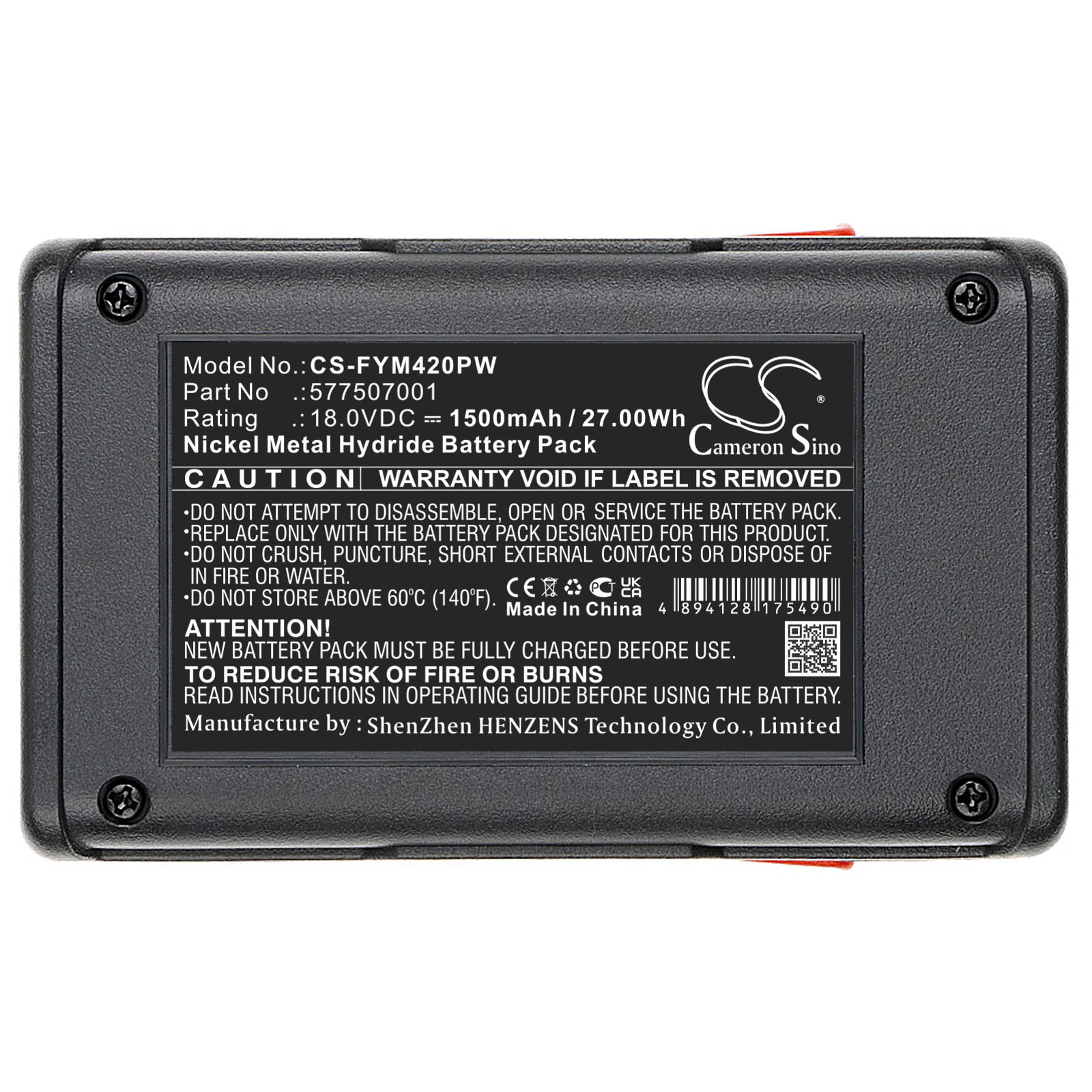 TECHTEK Batería 1500mAh Compatible con [Flymo] Contour Cordless XT, Easicut 420, Easicut 500, FSS300LI40V, SimpliStore 300, SimpliStore 300 Li 40V Push sustituye 577507001, CCT250-3 FBA