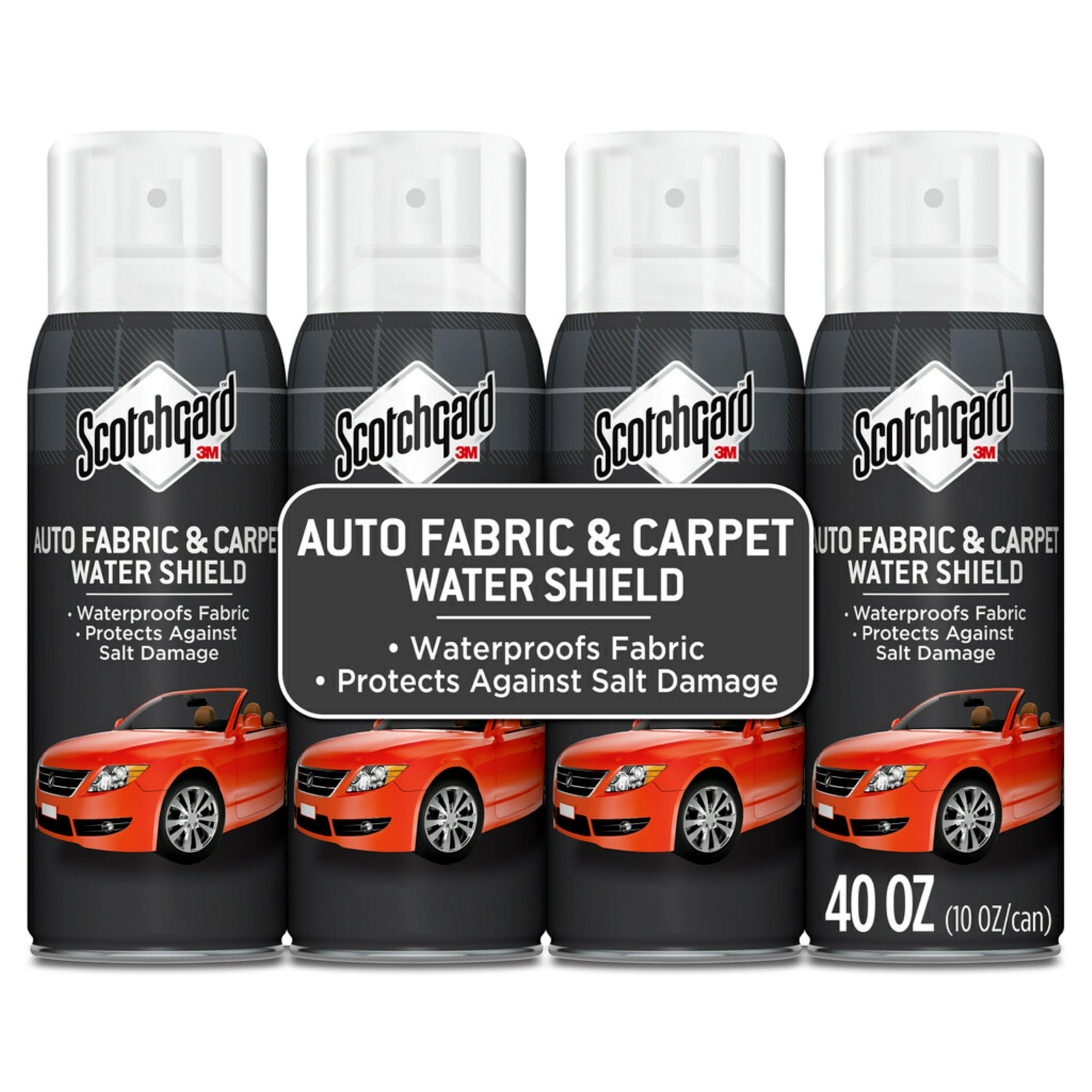 Auto Fabric & Carpet Water Shield, 40 Ounces (Four, 10 Ounce Cans)