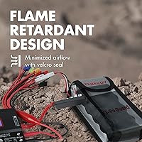 Vista 4 de Tenergy Paquete de 2 bolsas Lipo ignífugas, bolsas de batería para carga y almacenamiento, 5.5 x 3.5 x 2 pulgadas cada una