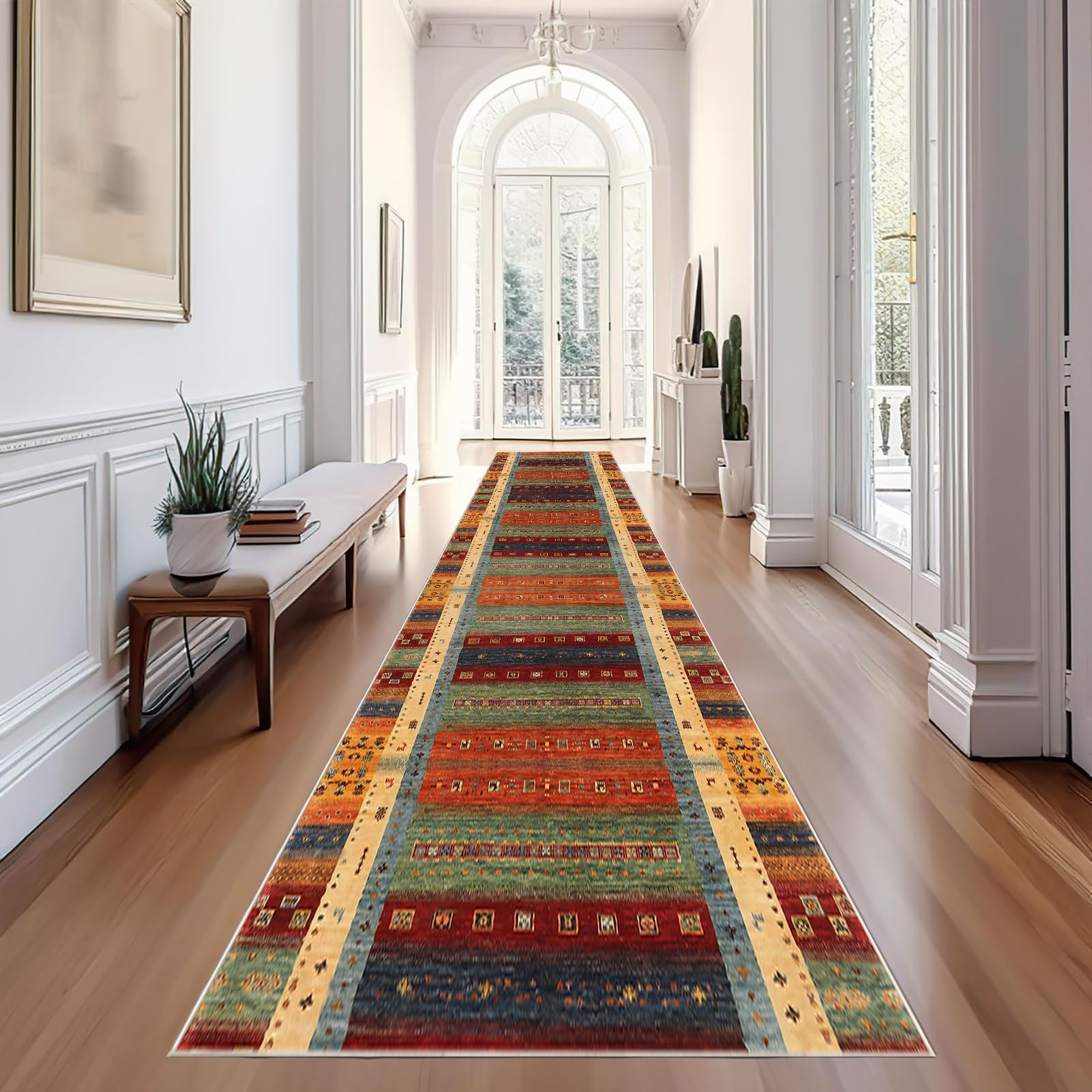 Długi korytarz dywan do korytarza, pralni, mata kuchenna, 70 x 120 cm chodnik, mata do prania w pralce, mata do wejścia, sypialni, schodów i łazienki
