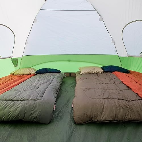 Miniatura 4 de Coleman Evanston Tent with Screen Room 68 Person Weatherproof Tent Sets Up in 15 Mins Included Rainfly & Carry Bag Made of PFAS-Free Materials