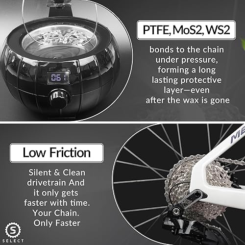 Miniatura 5 de Enigma Ultimate Chain Wax - Edición negra de 21.16 oz, | Cera de cadena para bicicleta termofusible | Fórmula de fricción ultra baja que incluye