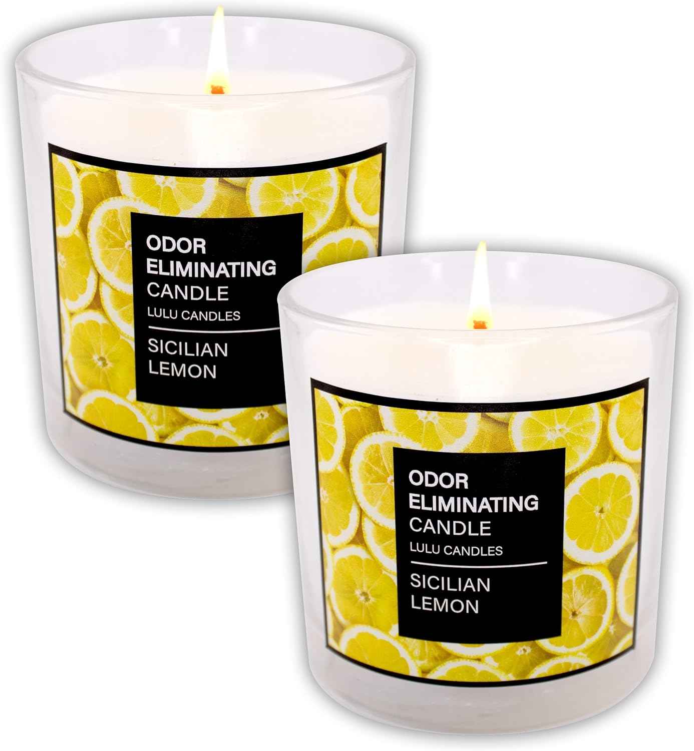 Lulu Candles Sicilian Lemon Odor Eliminating Jar Candle