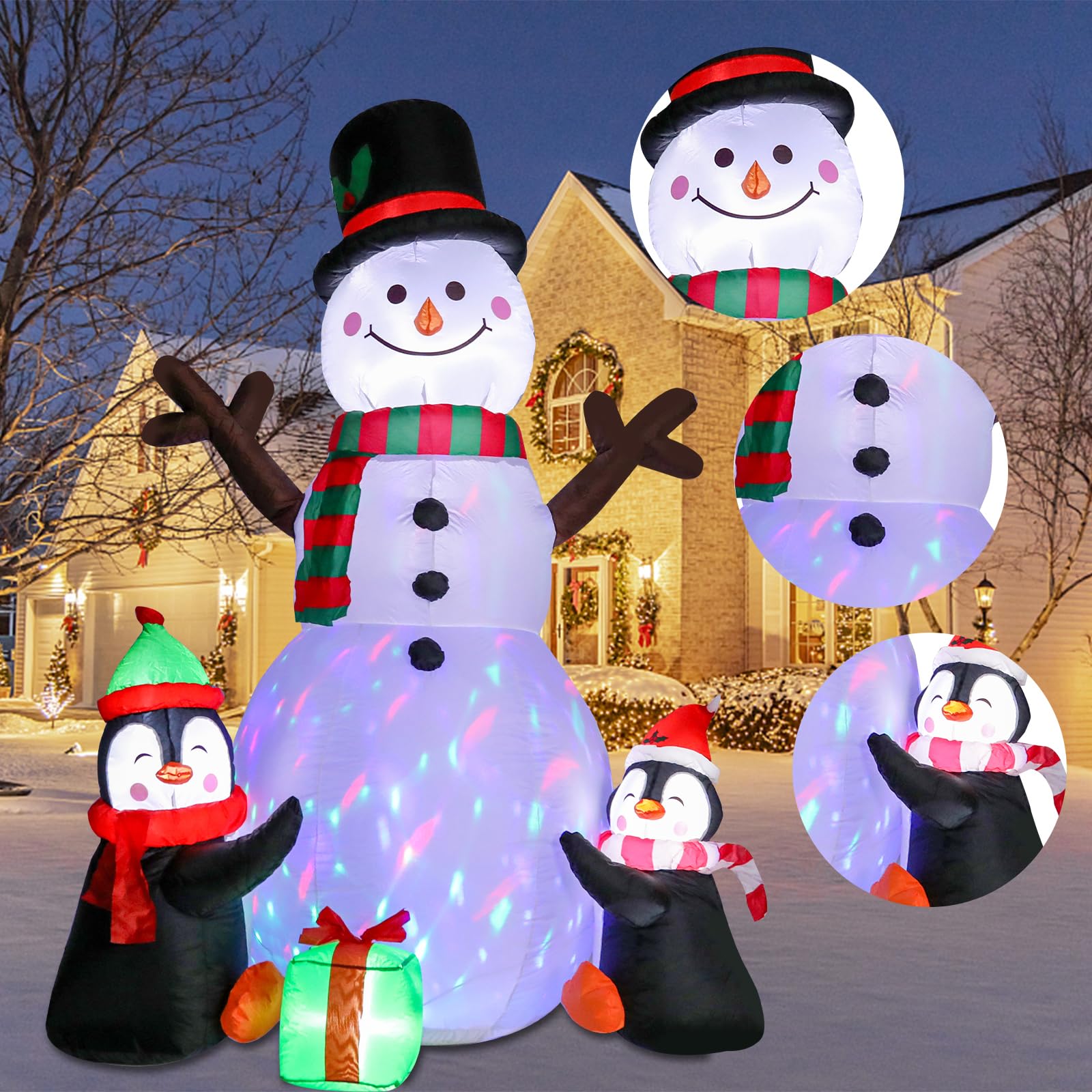 Snapklik.com : Vipush Christmas Inflatable Decorations - Outdoor ...