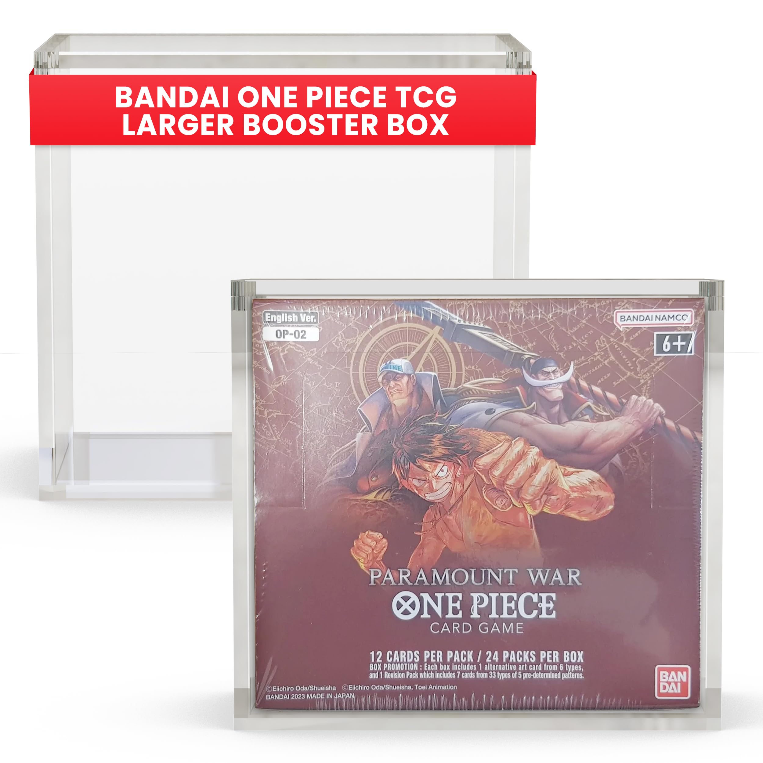 Amazon.com: Acrylic Case Display for Bandai One Piece TCG Larger