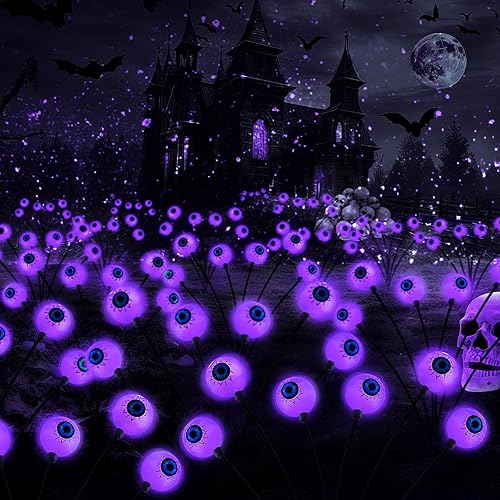TYUWGMS Luces solares para exteriores, luces de luciérnaga de jardín, luces solares de jardín, decoración de hadas impermeables, luces solares para