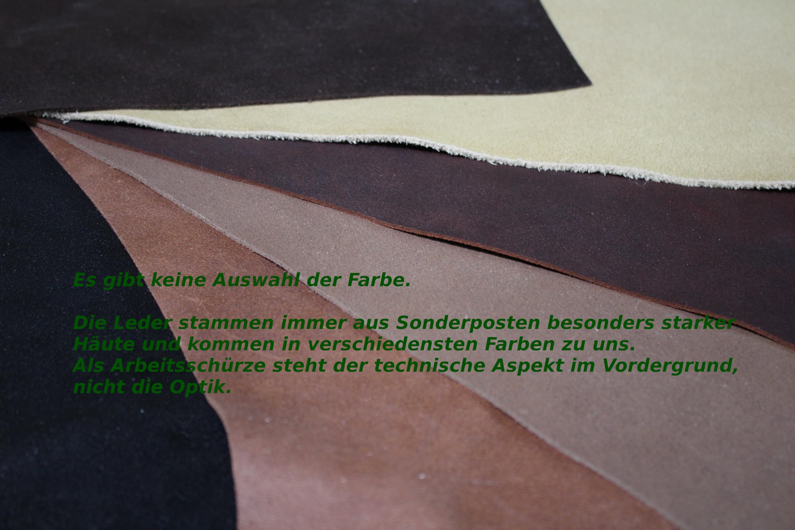 60x70 cm, extra starke Lederschürze | Bundschürze, Schurzfell in Profiqualität ! Zur Verwendung als Schweißerschürze, Schmiedeschürze, Tischlerschürze, Glaserschürze - Echt Leder