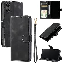 Compatible with Sony Xperia 10 VI Wallet Case, PU Leather Flip TPU Protective Cover Cblackit Card Slots Compatible with Sony Xperia 10 VI XQ-ES54 XQ-ES72 Phone Case Black