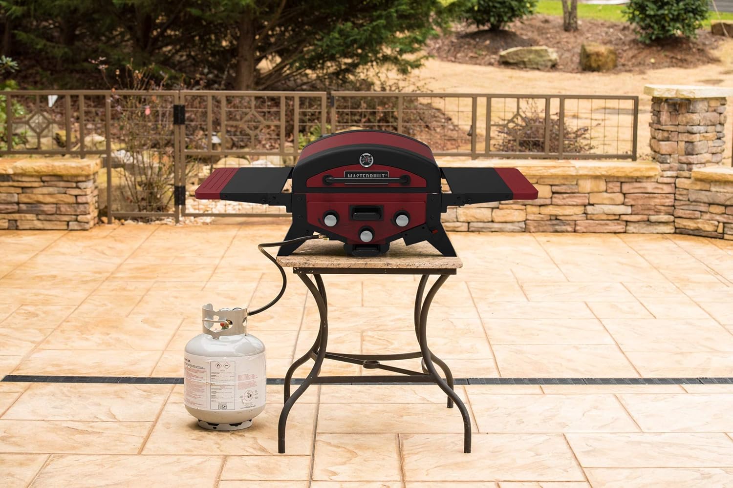 Masterbuilt MB20030619 MPG 300S Tabletop Gas Grill Red Grills & Smokers Grills & Outdoor Cooking