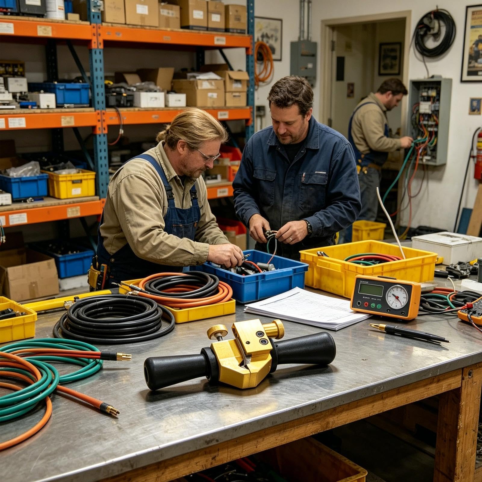 Dénudeur De Fil À Traction Manuelle,Outil de pelage rotatif - Avec Tête Rechange Dénudage Câble Isolé Haute Basse Tension,Pour Débutant Électricité Domestique Et