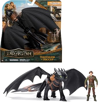 Dreamworks Dragons Coffret Figurines Articulées Krokmou et Viking Harold