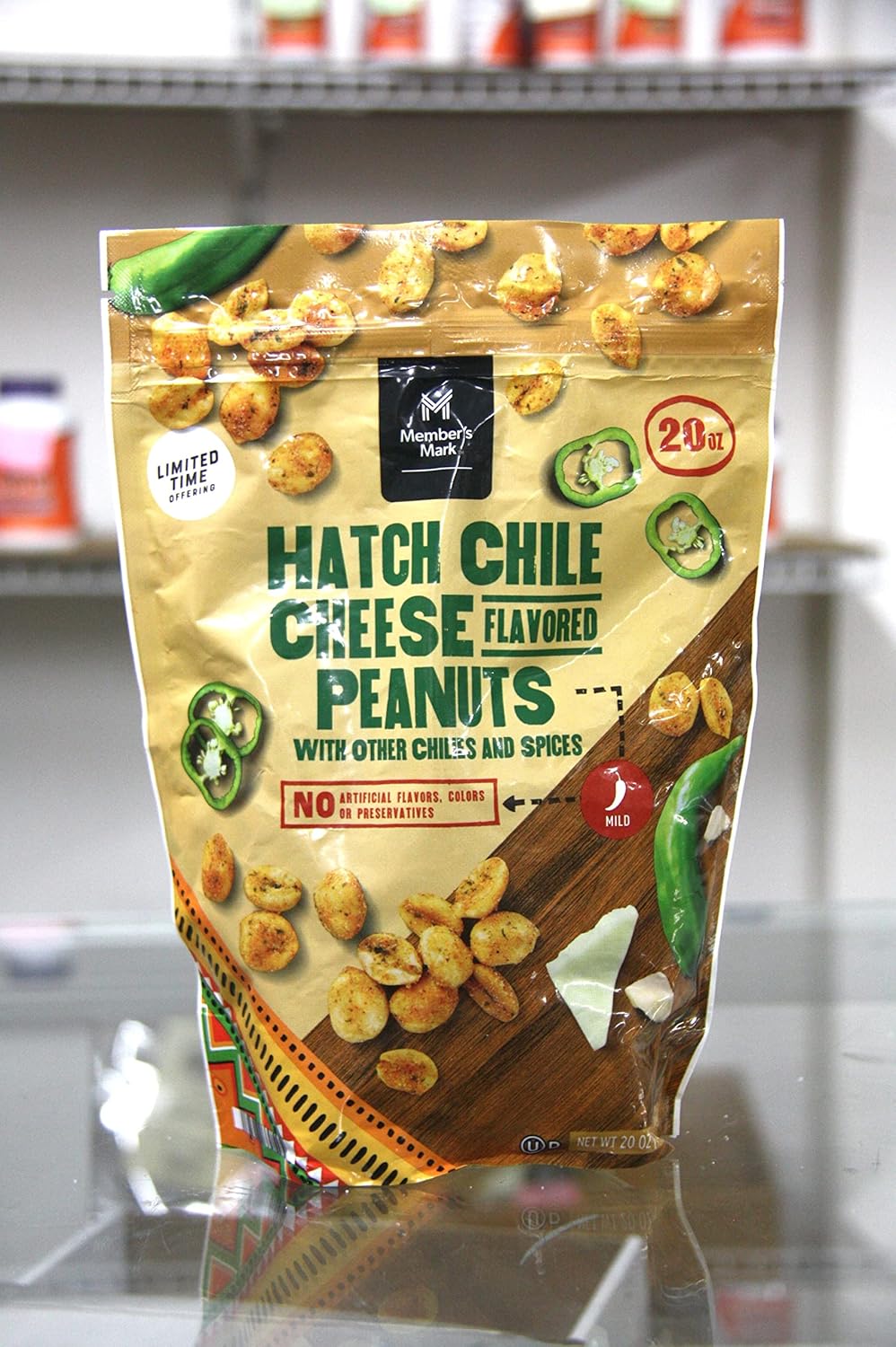 MEMBER'S MARK HATCH CHILE CHEESE PEANUTS WITH OTHER