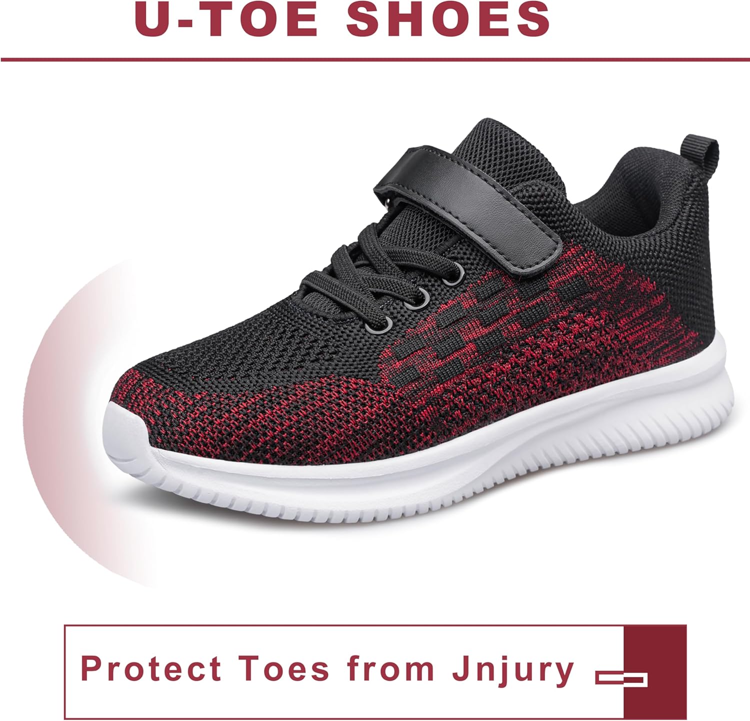 BNV Boys Girls Sneakers Kids Shoes Unisex Lightweight Breathable Athletic Running Tennis Fitness Shoes for Toddler/Little Kid/Big Kid - Image 3