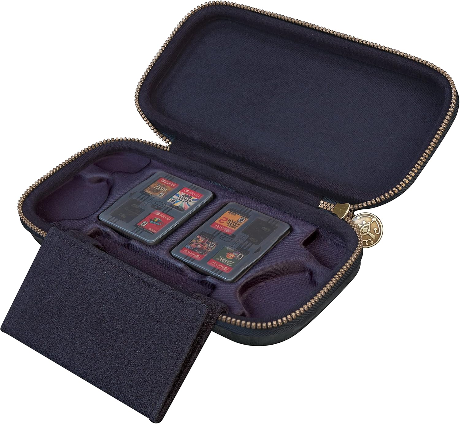 Game Traveler Zelda Nintendo Switch Case - Switch OLED Case for Switch OLED & Switch, Adjustable Viewing Stand & Bonus Game Cases, Deluxe Carry Handle, Licensed Nintendo Switch Game Case - Image 6