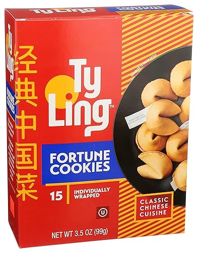 Miniatura 4 de Ty Ling Galletas Fortune, 3.5 onzas (paquete de 1) 15 galletas Fortune envueltas individualmente