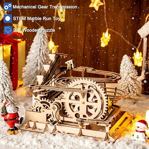 Miniatura 3 de Rowood Rompecabezas 3D para adultos, kit de modelo de carrera de mármol de madera, kits de construcción de bricolaje para adultos, manualidades para