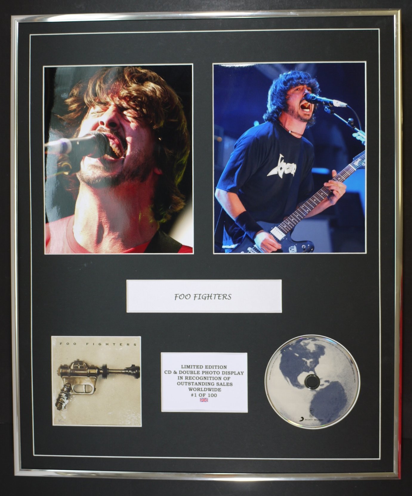 FOO FIGHTERS/CD & DOPPELFOTO DISPLAY/LTD EDITION/COA/FOO FIGHTERS