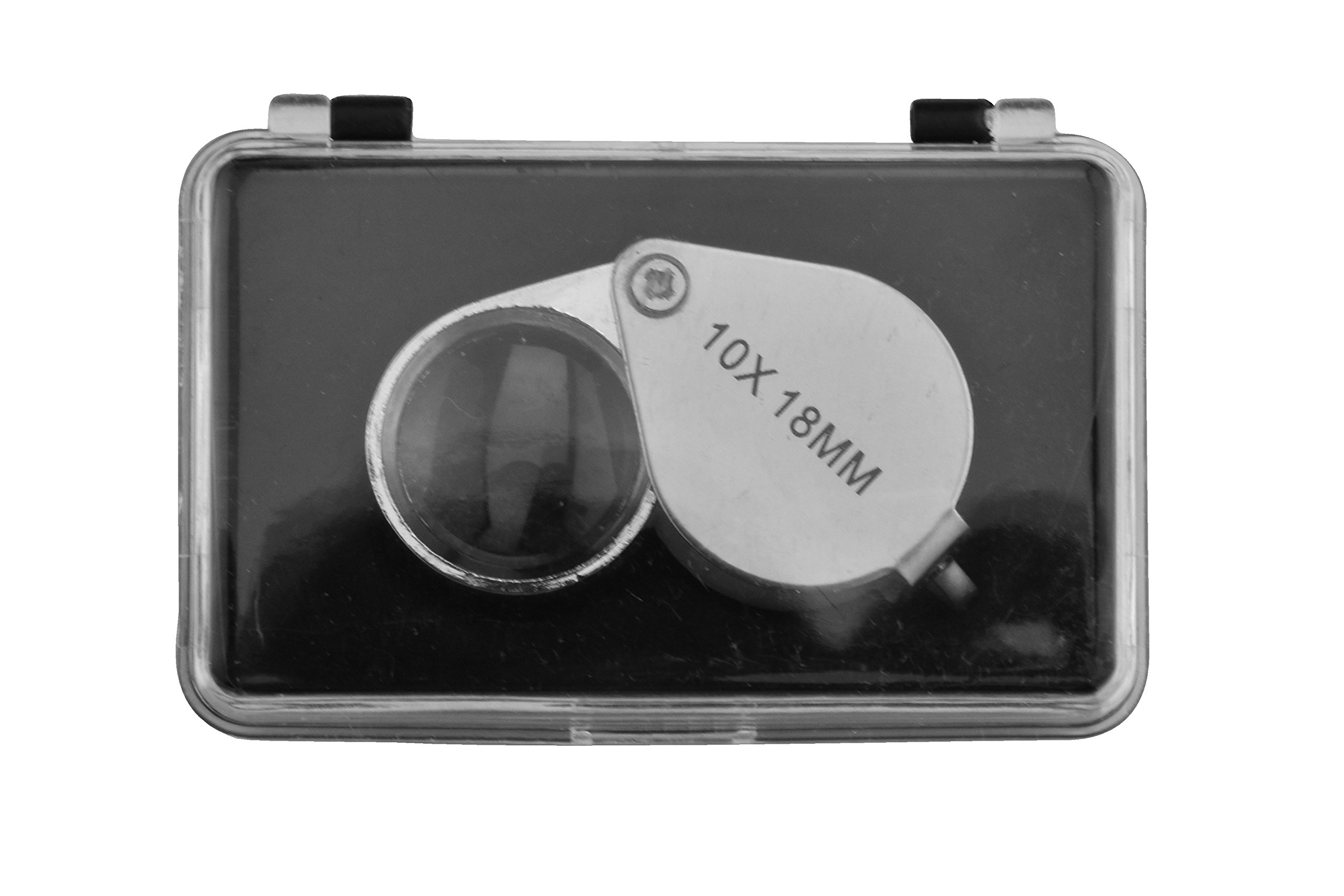 Se mj381018 C 10 x 18 mm joyeros lupa de, cromado