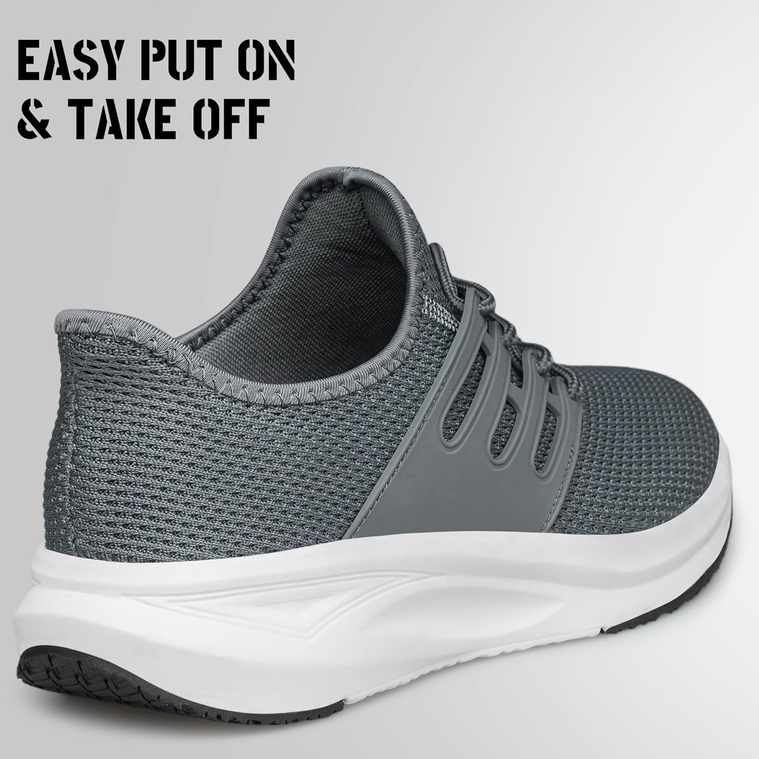 YHOON Mens Walking Shoes Non Slip Running Tennis Shoes Lightweight Workout Breathable Fashion Sneakers Gym Comfortable Athletic