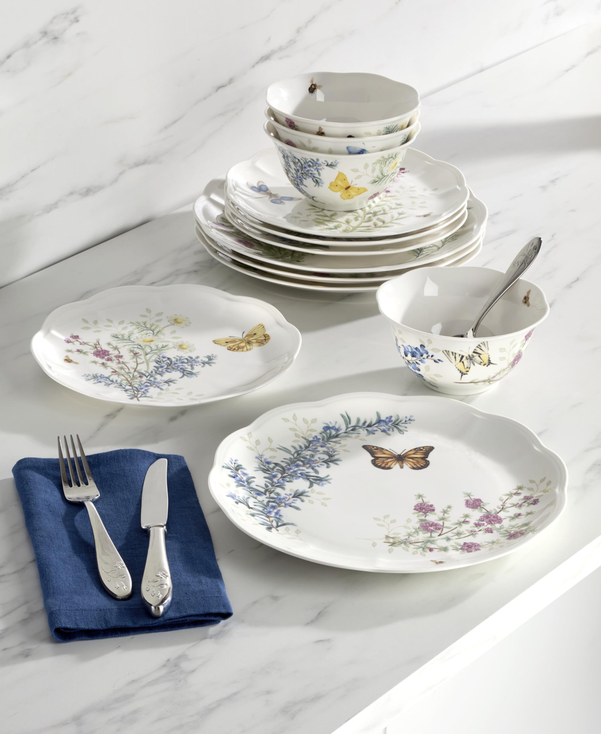 Amazon.com: Lenox 897792 Butterfly Meadow Herbs 12-Piece