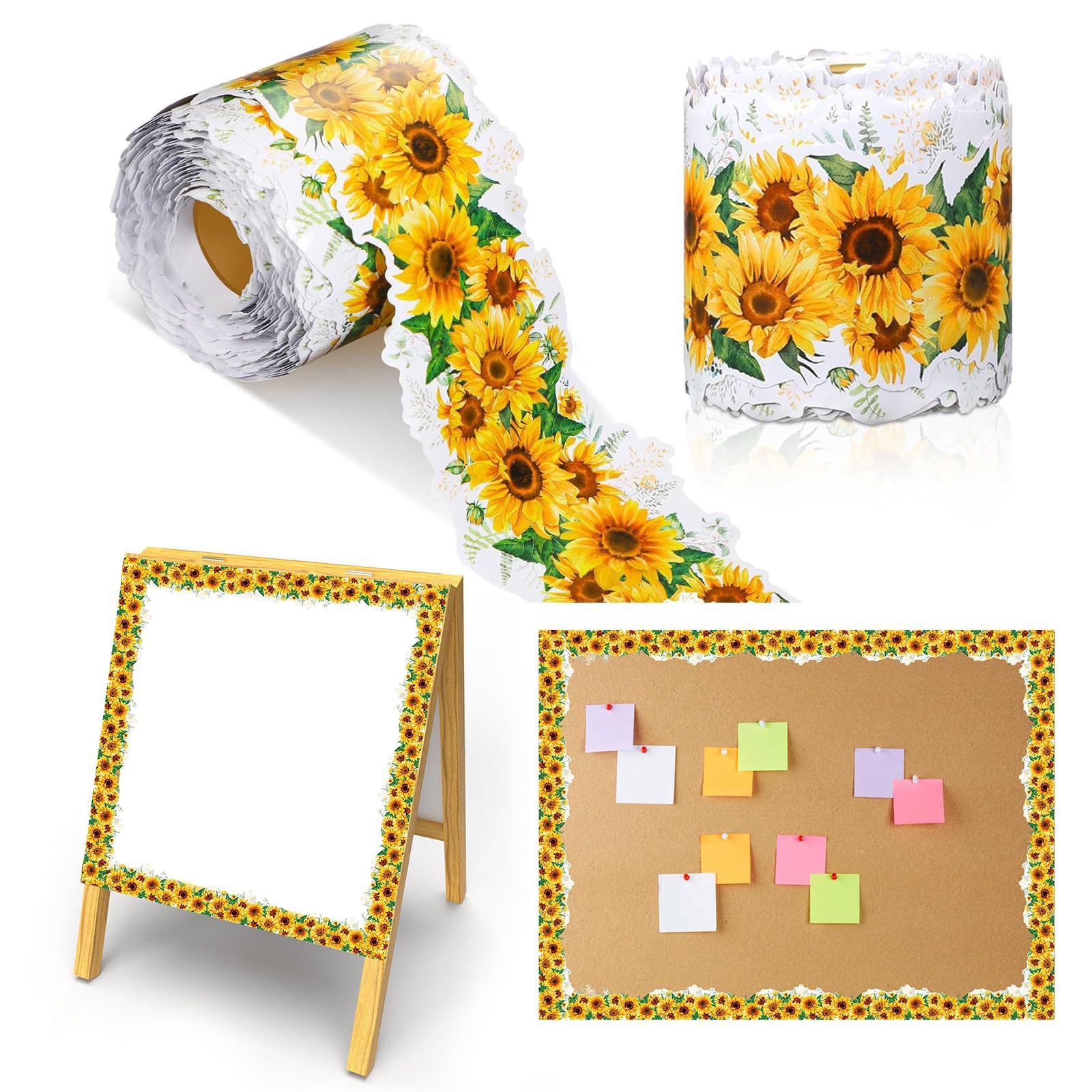 Bordure de tableau d'affichage en forme de fleur 18,5 m pour tableau noir