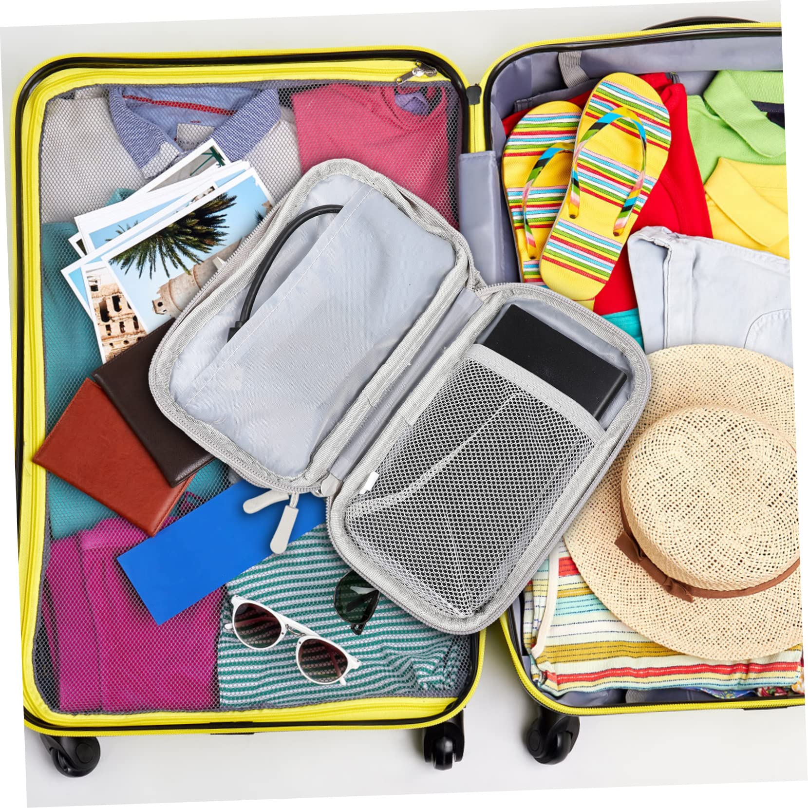 Angoily Custodia Per Elettronica Da 3 Pezzi Custodia Per Elettronica Impermeabile Borsa Per a Per Accessori Per Cavi Da Viaggio Per a Per