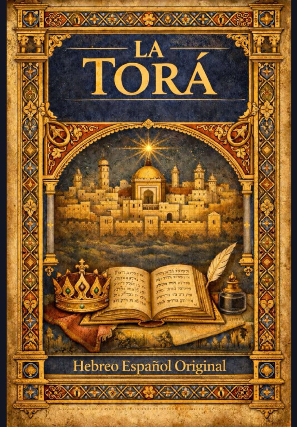 La Torá en Español y Hebreo: Edición Bilingüe Monumental y Definitiva en Letra Grande Los Cinco Libros de Moisés según la Tradición Sagrada de la ... Restaurado y Vocalizado, Presentado