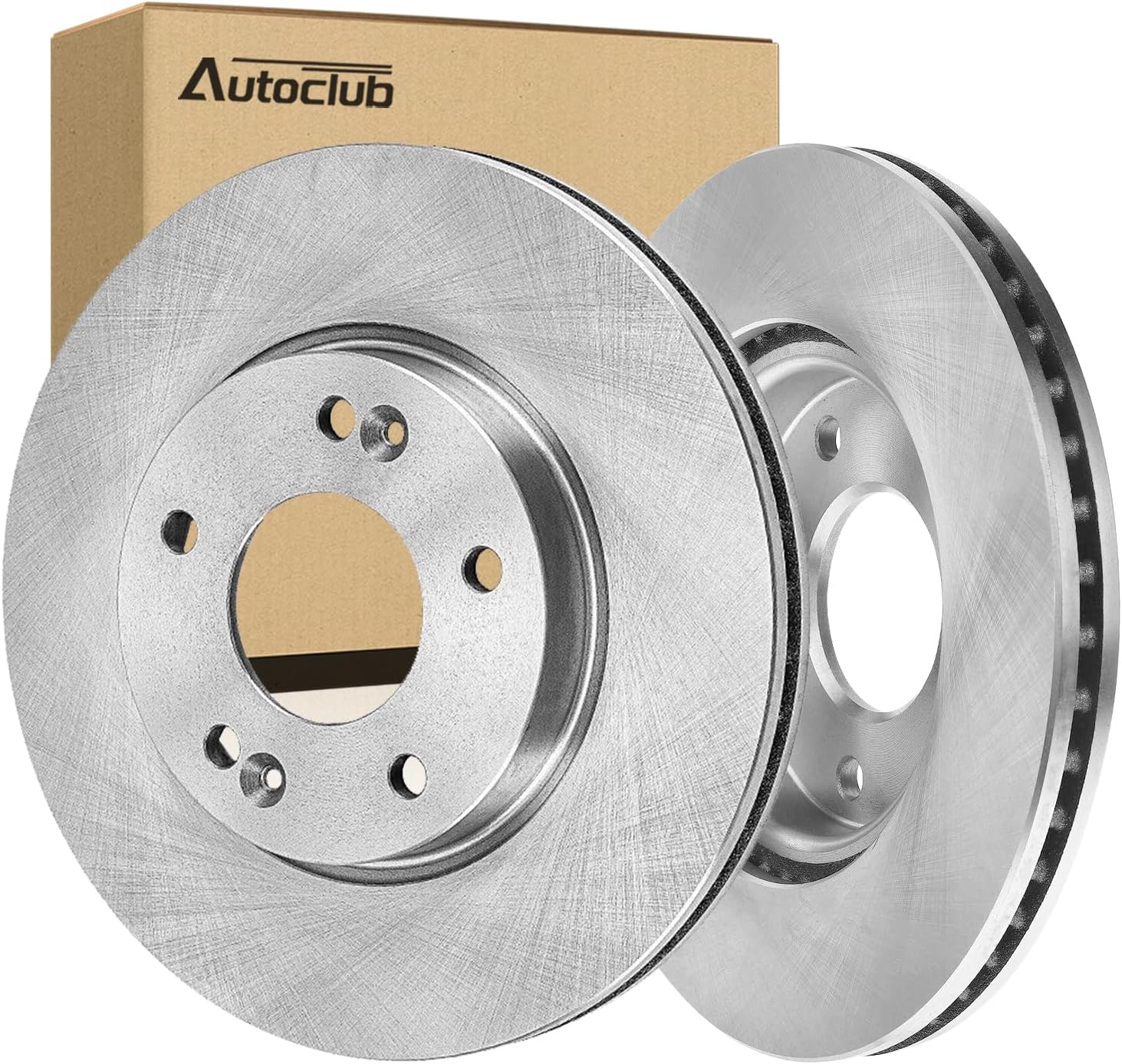 AUTOCLUB 11" Brake Rotors Front for Hyundai Elantra 2011 2012 2013 2014 2015 2016 2017 2018 2019 2020, for Elantra Coupe GT Kona Venue, Kia Forte Koup Forte5 Soul Brakes Replacement