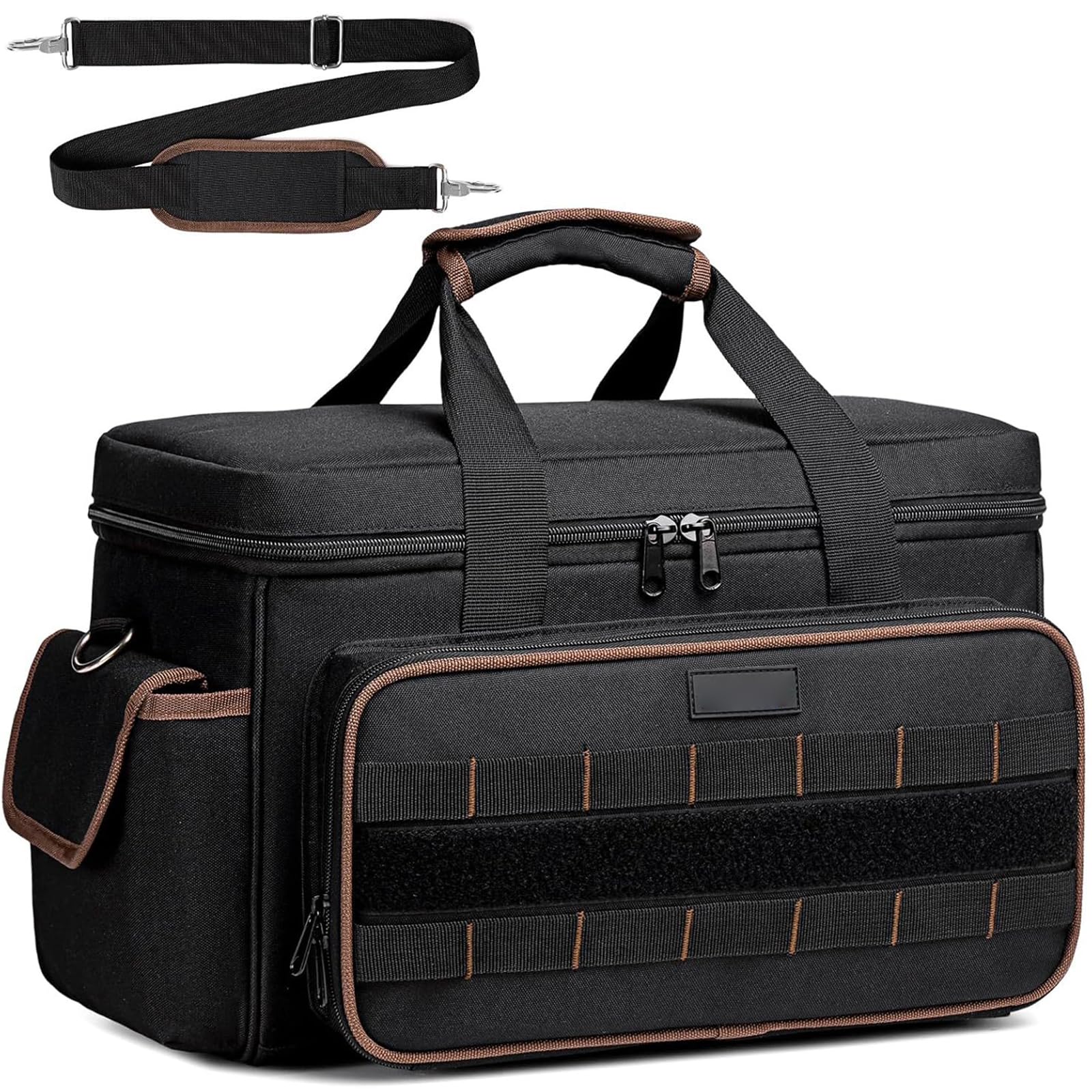 Msioytog Strong Multiple Pocket Tool Storage Bag Highlighting Thickened Pulls And Capacious 17 Foot Interior For Home Repairs And Building Wear Immune University Fabric Tool Planner