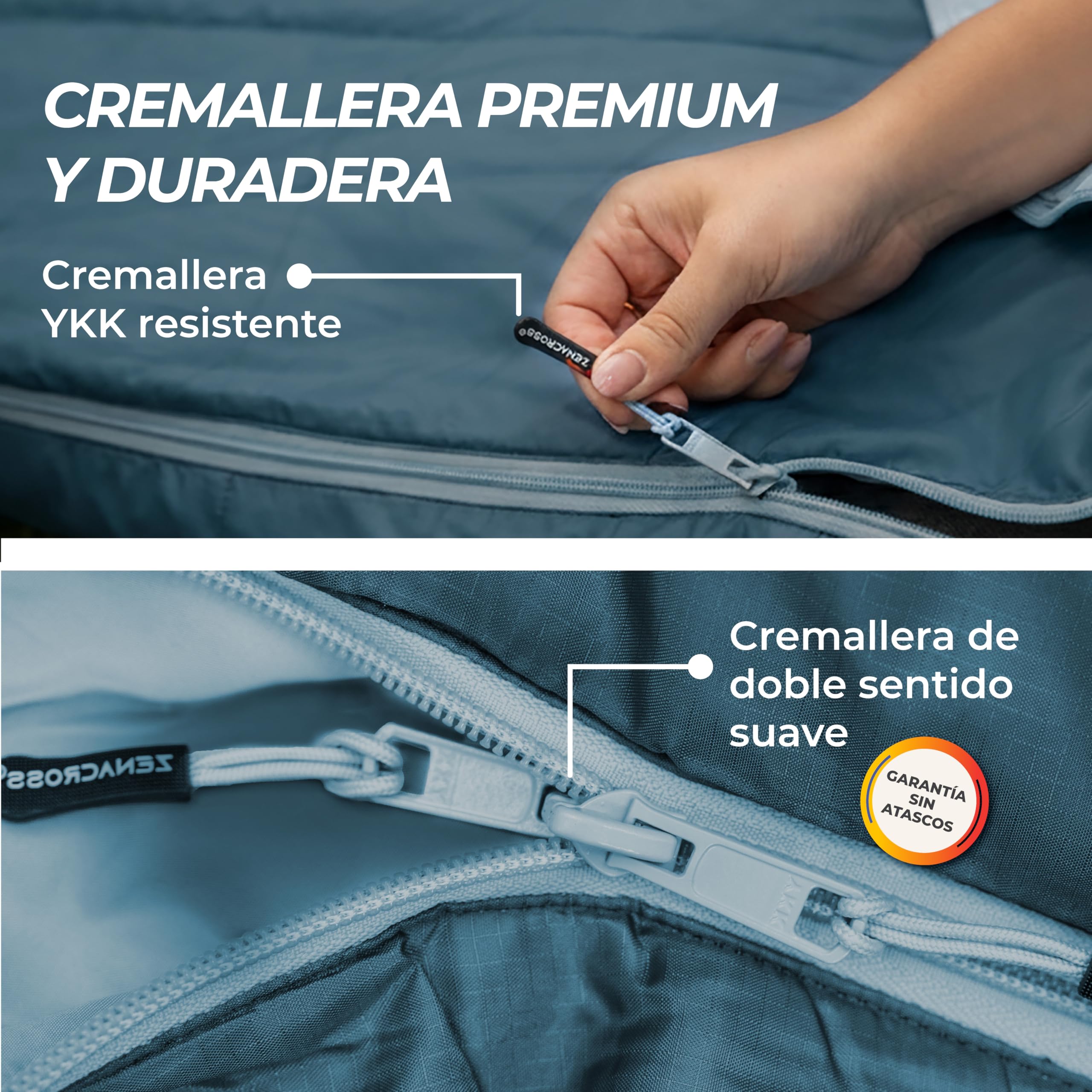Saco de Dormir Adulto - Saco Dormir Ultraligero & Compacto per Vivac, Campismo e Montaña