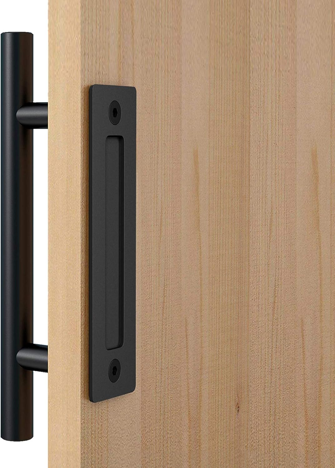 12" Heavy Duty Pull And Flush Door Handle Set Sliding Barn Door Handle