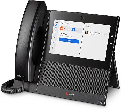 Miniatura 6 de Poly CCX 700 Video Teléfono IP con auricular - SIP abierto (alimentación no incluida) (renovado)