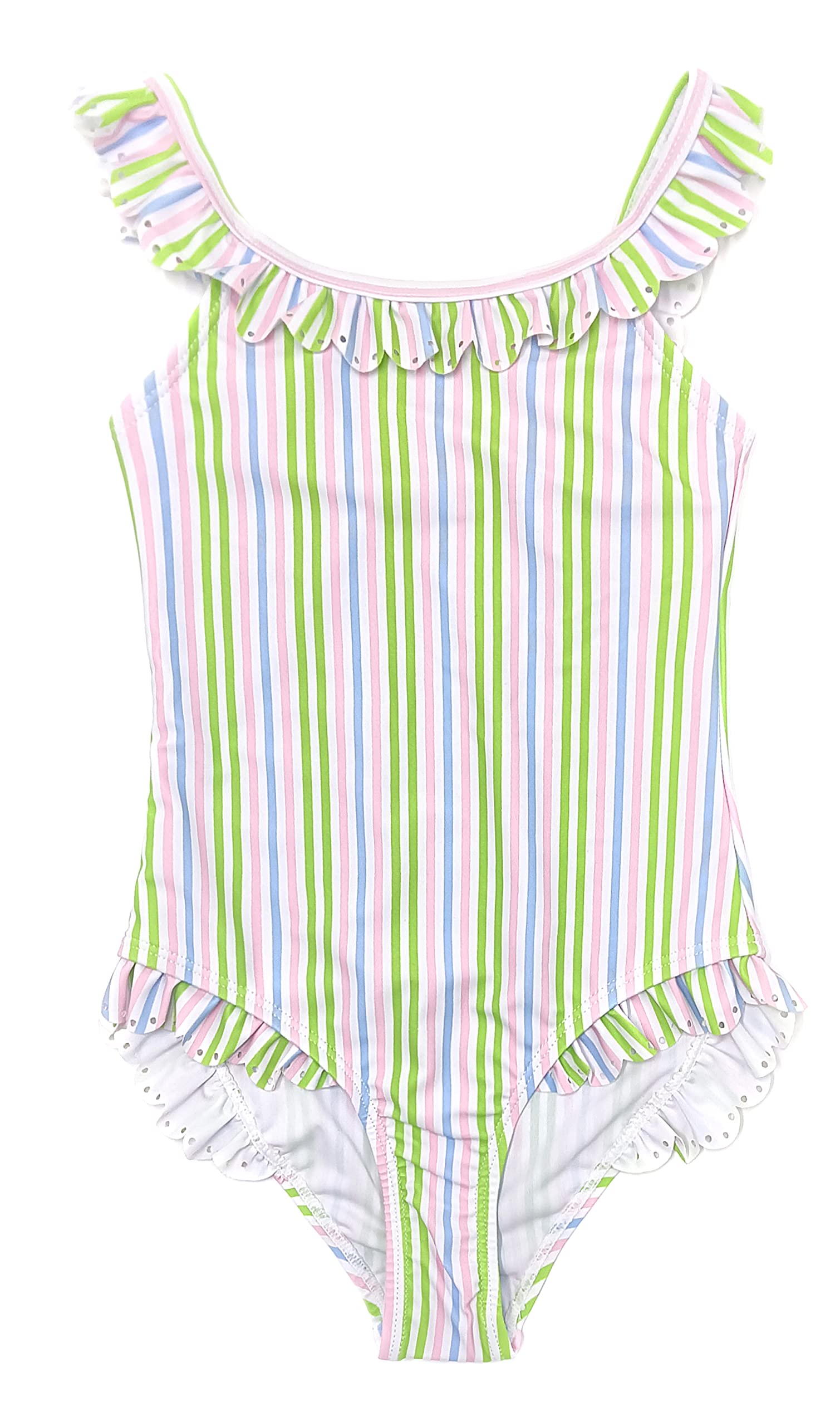 SHEKINI Bebés y Niñas Traje de Baño de Una Pieza Ajustable Halter Bikini Niñas Estampado Lindo Hermosas Ropa de Playa de Una Pieza Bañadores Niñas para 2-7 Años