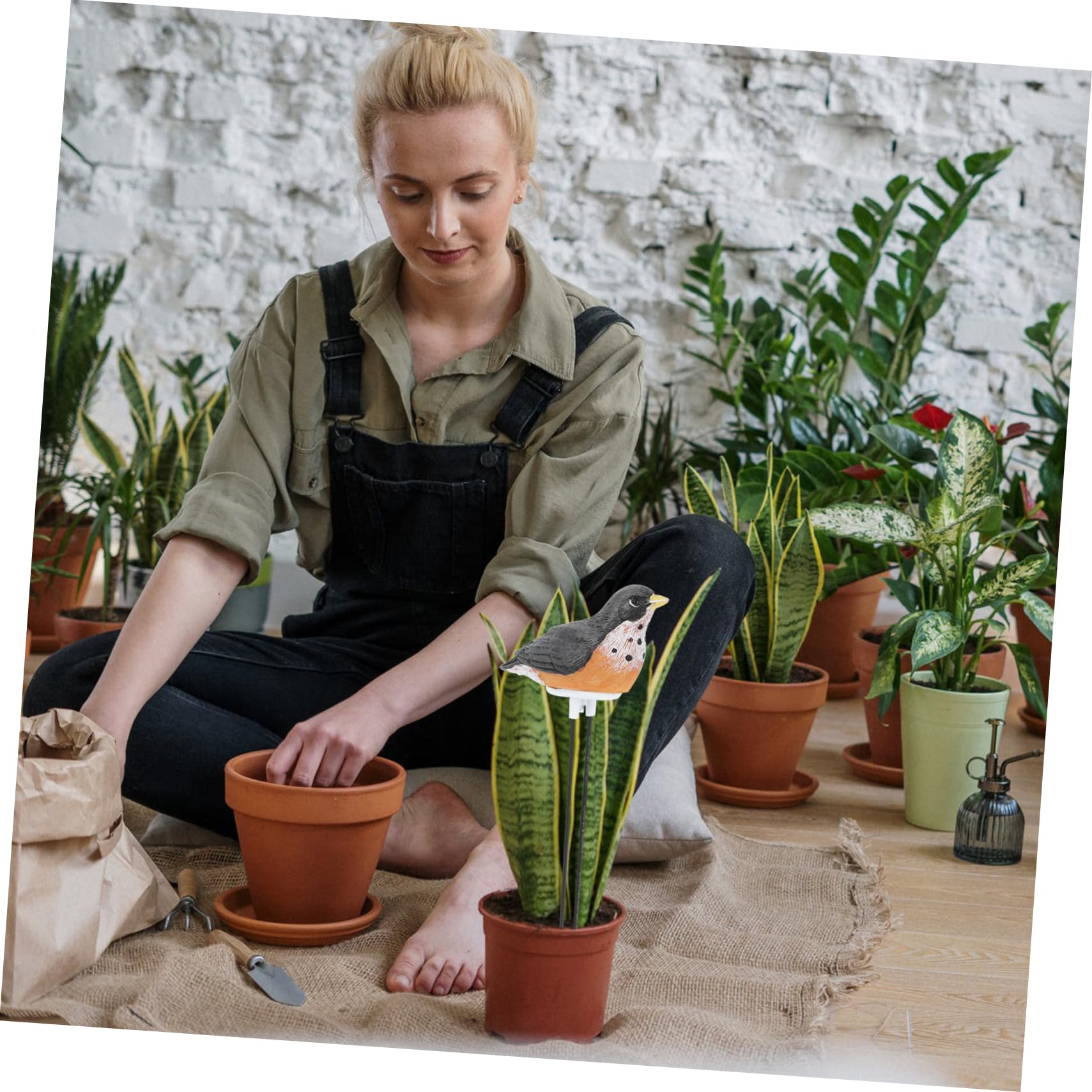 Toddmomy 2 Pezzi Sensore Umidità per Piante Forma Allarme Irrigazione per Controllo Umidità Del per Giardinaggio Indoor e Outdoor