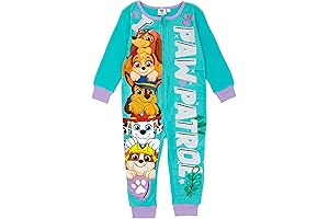 Paw Patrol Girls Blue Onesie Fleece Pyjama