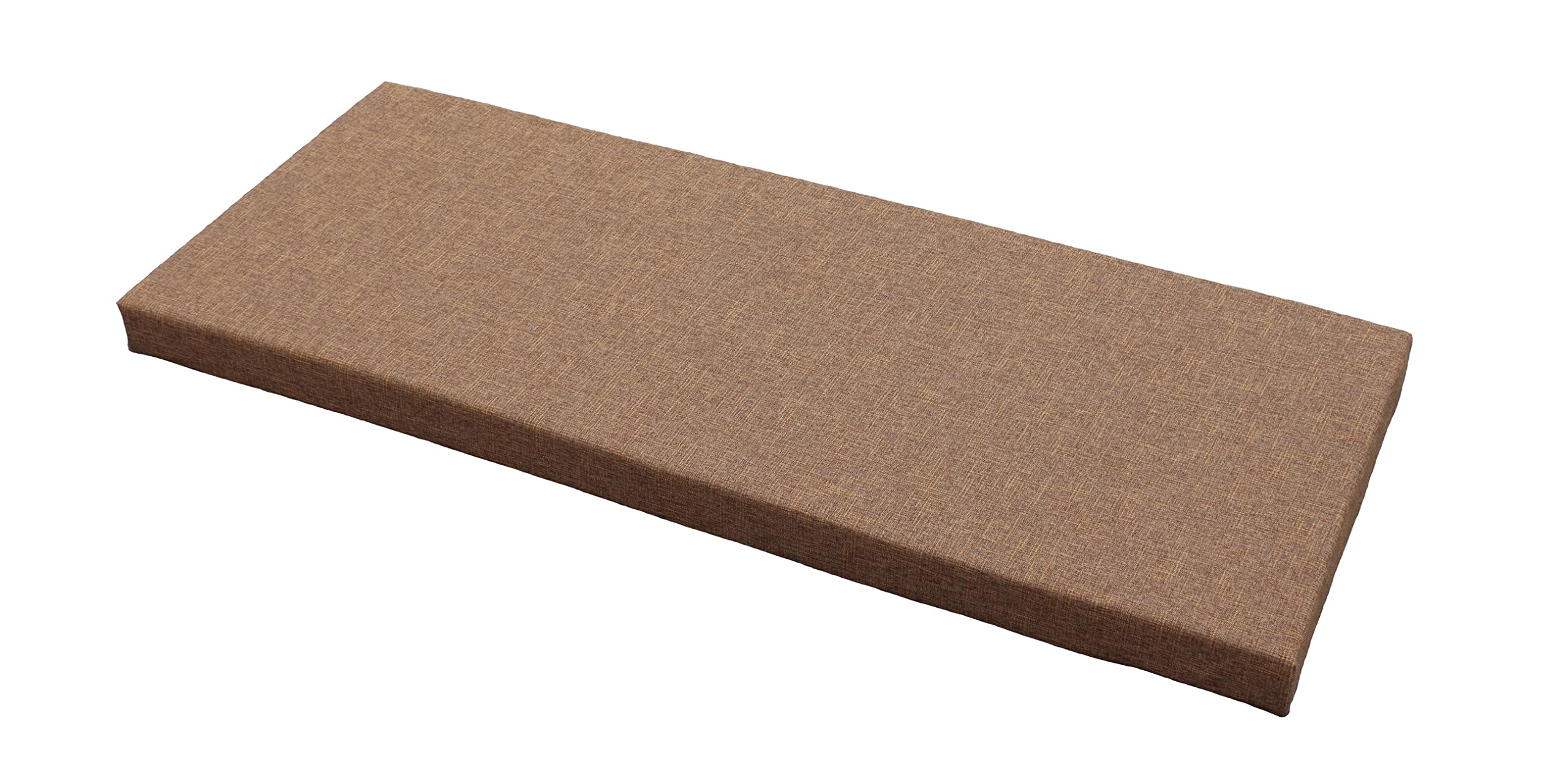 Ginsimar Custom Size Bench Cushion, Farmhouse Storage Bench - Camel; 54 x 45 x 10 cm — image 1