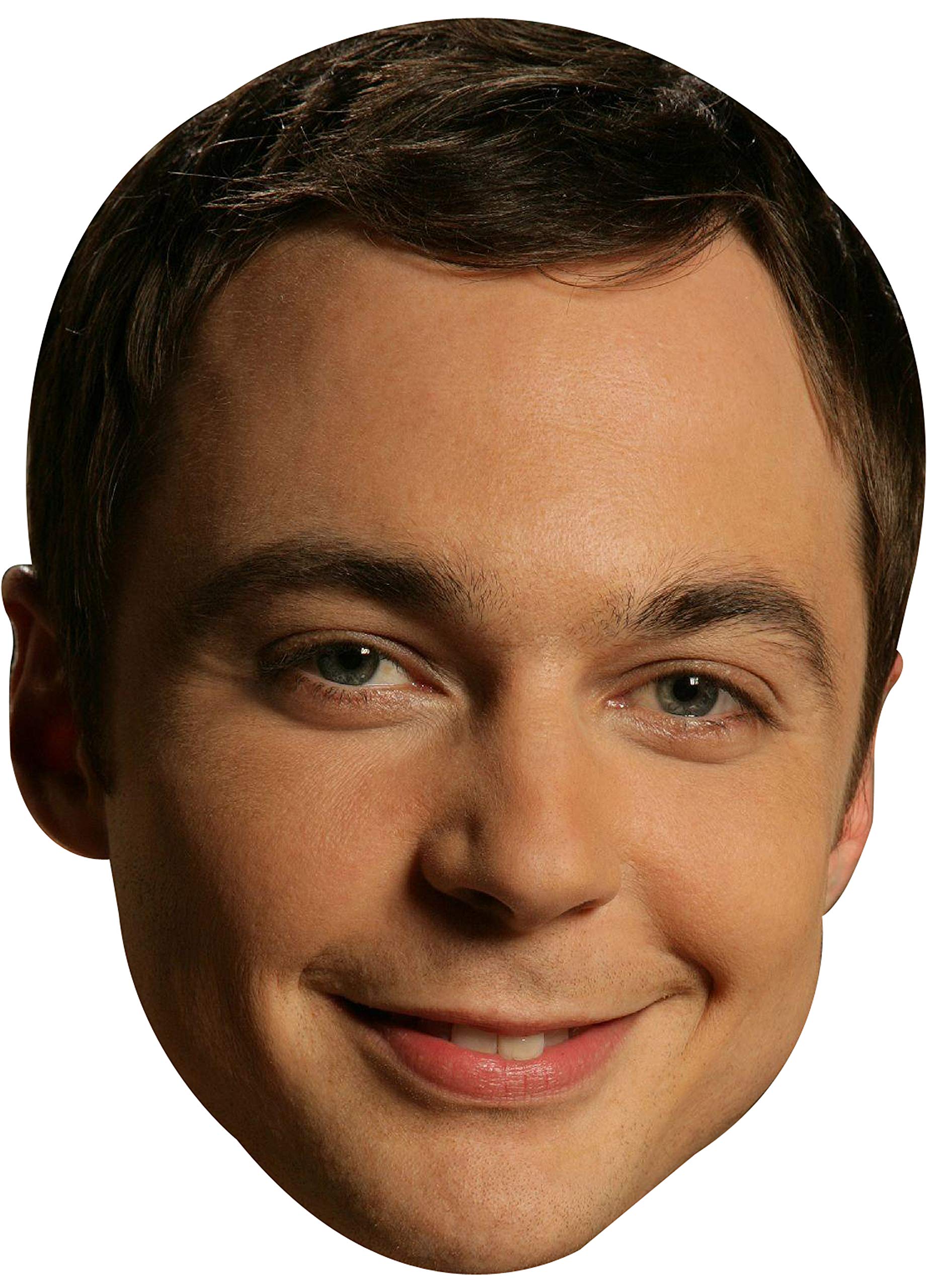 FoxyPrinting Sheldon Cooper Celebrity Cardboard Party Face Mask Fancy Dress