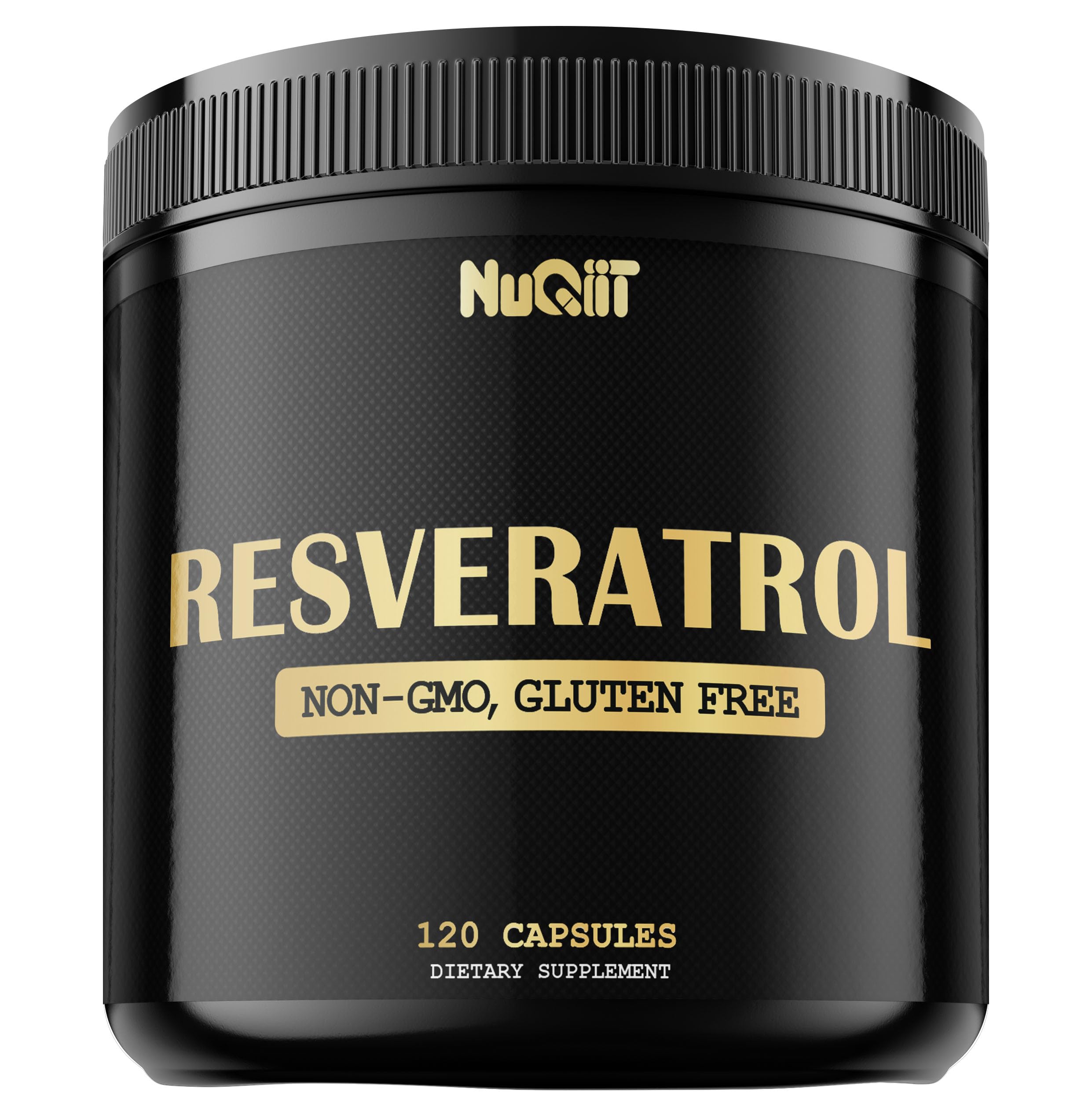 NUQIIT Trans Resveratrol 1000mg Supplement - Impressive Benefits for Immune System, Energy Production & Heart Health Support - 120 Vegan Capsules for 2 Months