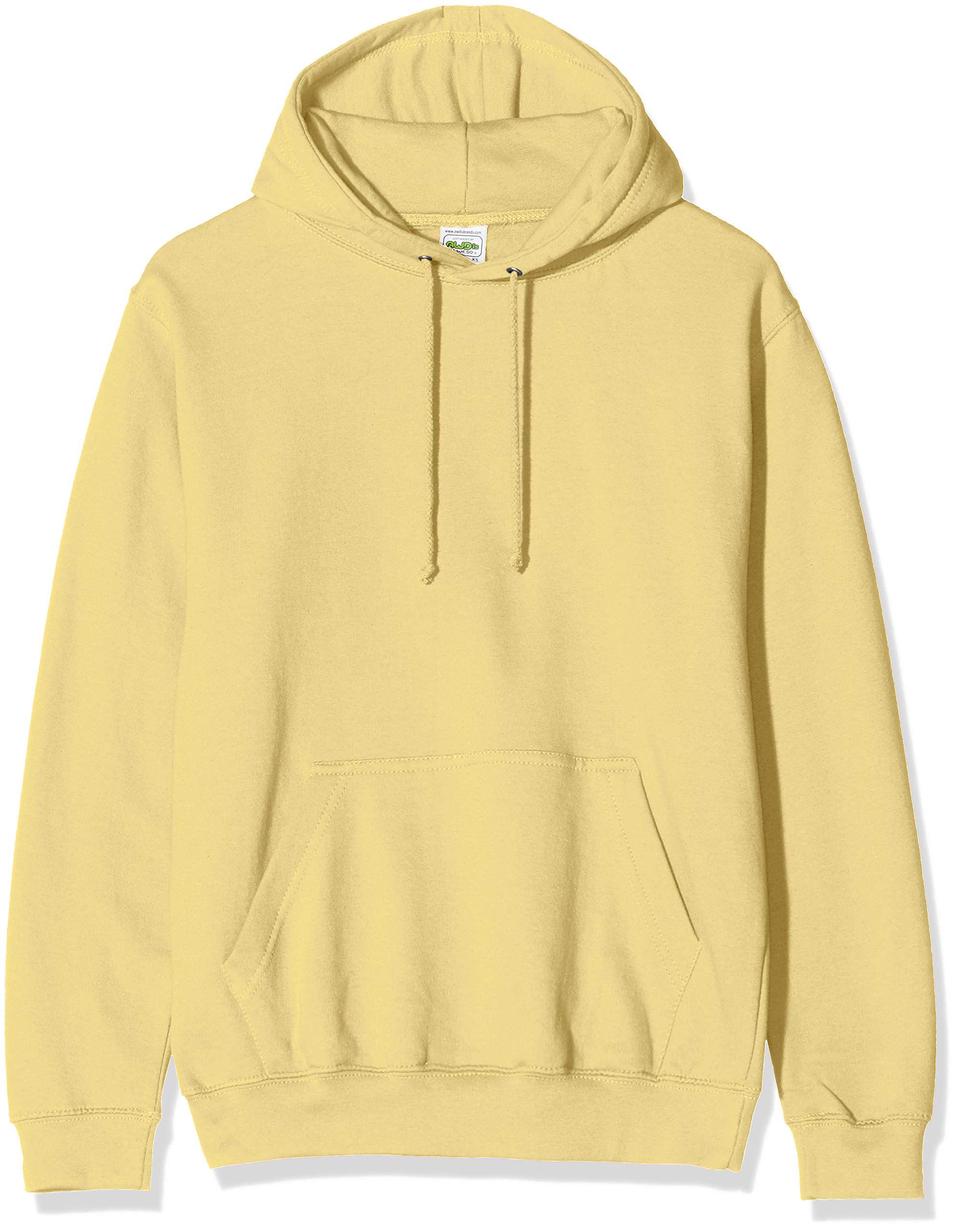 Just Hoods Unisex Jaune Hooded Sweatshirt College