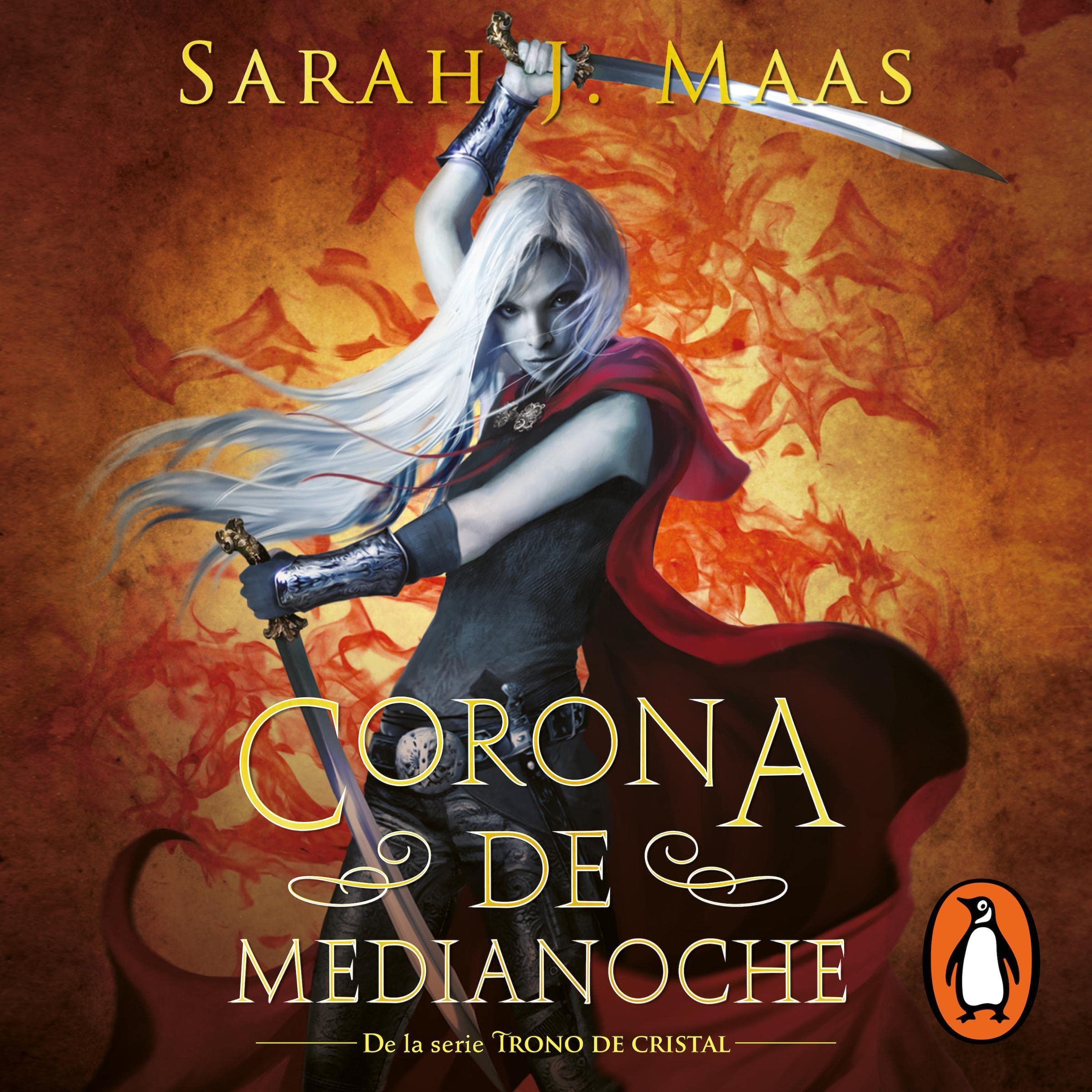 Cover art for Corona de medianoche [Crown of Midnight]