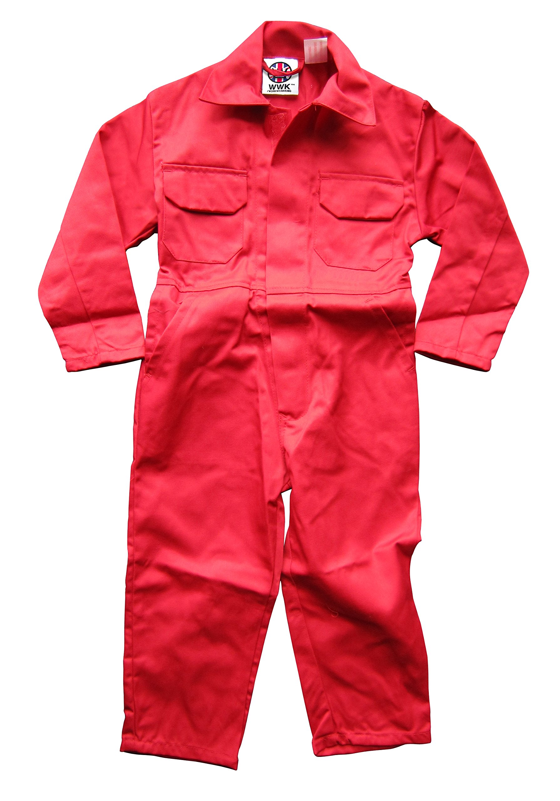 Wwk / Workwear King Red Wwk Kids Boilersuits - 26”