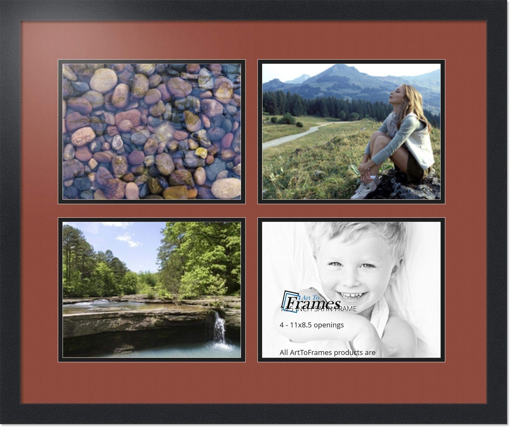 Art to Frames Double-Multimat-1361-766/89-FRBW26079 Collage Photo